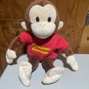 Curious George Plush Toy with Red Shirt